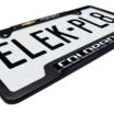 Colorado 4x4 Open Black License Plate Frame image 5