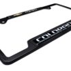 Colorado 4x4 Open Black License Plate Frame image 6