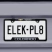 Colorado 4x4 Open Black License Plate Frame image 2