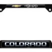 Colorado 4x4 Open Black License Plate Frame image 4