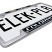 Colorado 4x4 Open Chrome License Plate Frame image 5