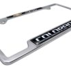 Colorado 4x4 Open Chrome License Plate Frame image 6