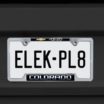 Colorado 4x4 Open Chrome License Plate Frame image 2