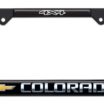 Colorado 4x4 Standard Black License Plate Frame image 5