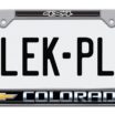 Colorado 4x4 Standard Chrome License Plate Frame image 1