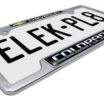 Colorado Chevy Open Chrome License Plate Frame image 5