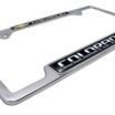 Colorado Chevy Open Chrome License Plate Frame image 6