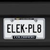 Colorado Chevy Open Chrome License Plate Frame image 2