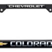 Colorado Chevy Standard Black License Plate Frame image 5