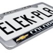 Colorado Chevy Standard Chrome License Plate Frame image 5