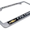 Colorado Chevy Standard Chrome License Plate Frame image 6