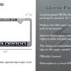 Colorado Chevy Standard Chrome License Plate Frame image 3