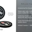 Corvette Classic 2-Pack Silicone Car Coasters image 4