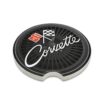 Corvette Crossed Flags C2 Ceramic Car Coasters – 2 Pack image 3