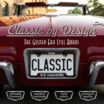 Corvette 1968 Black Open License Plate Frame image 2