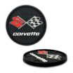 Corvette Classic 2-Pack Silicone Car Coasters image 1