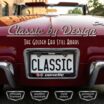 Corvette 1968 Black License Plate Frame image 2