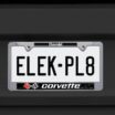 Corvette 1968 Chrome License Plate Frame image 6