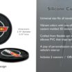 Corvette Heritage 2-Pack Silicone Car Coasters image 4
