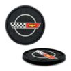 Corvette Heritage 2-Pack Silicone Car Coasters image 1