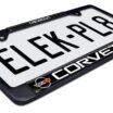 Corvette 1982 Black License Plate Frame image 7
