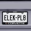 Corvette 1982 Black License Plate Frame image 6