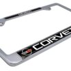 Corvette 1982 Chrome License Plate Frame image 7