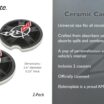 Corvette Crossed Flags C5 Ceramic Car Coasters – 2 Pack image 3