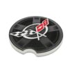 Corvette Crossed Flags C5 Ceramic Car Coasters – 2 Pack image 4