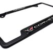 Corvette 1997 Black Open License Plate Frame image 7