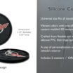 Corvette Performance 2-Pack Silicone Car Coasters image 4