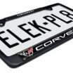 Corvette 1997 Black License Plate Frame image 4