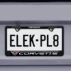 Corvette 1997 Black License Plate Frame image 5