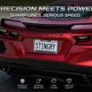 Corvette 1997 Chrome License Plate Frame image 2