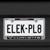 Corvette 1997 Chrome License Plate Frame image 5