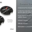 Corvette Crossed Flags C6 Ceramic Car Coasters – 2 Pack image 3