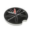 Corvette Crossed Flags C8 Ceramic Car Coasters – 2 Pack image 4