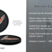 Corvette Modern 2-Pack Silicone Car Coasters image 4