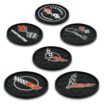 Corvette Heritage Collectors Pack 6-Pack Silicone Car Coasters image 3