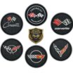 Corvette Heritage Collectors Pack 6-Pack Silicone Car Coasters image 1