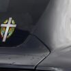 Christian Cross Glory Reflective Decal image 6
