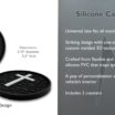 Cross Silicone Car Coasters image 4