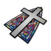 Christian Cross Blessed Reflective Decal image 5