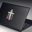 Christian Cross Blessed Reflective Decal image 8