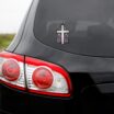 Christian Cross Blessed Reflective Decal image 2