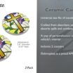 Lily Cross Ceramic Coaster 2 Pack image 4
