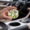 Lily Cross Ceramic Coaster 2 Pack image 3