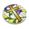 Lily Cross Ceramic Coaster 2 Pack image 5