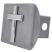 Cross Brushed Metal Hitch Cover image 2