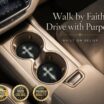 Pointed Cross Silicone Car Coasters image 2